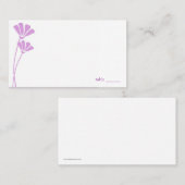 Lavendelbloemen, kaarten plaatsen plaatskaartje (Voorkant / Achterkant)