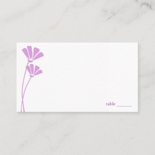 Lavendelbloemen, kaarten plaatsen plaatskaartje (Voorkant)