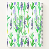 Lavendelbloemen koken recepten kruiden notitieboek (Achterkant)