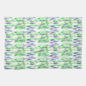 Lavendelbloemen Kruiden Paarse medicinale Planten Theedoek (Horizontaal)