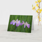 Lavendelbloemen Notecards Kaart (Gele Bloem)