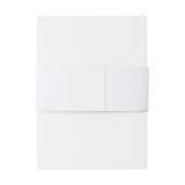 Lavendelbloemen Paarse bruiloft Uitnodigingen Wikkel (Achterkant Voorbeeld)