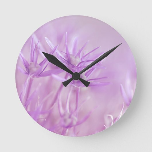 Lavendelbloemen Paarse Ronde Klok (Voorkant)