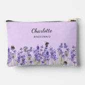Lavendelbloemen violette bruidsmeisje etui (Achterkant)