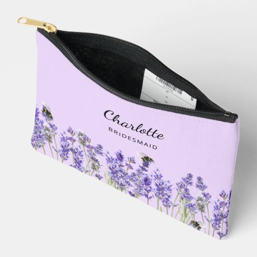 Lavendelbloemen violette bruidsmeisje etui (Open)