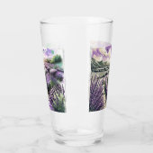 Lavendelbloesem Sereniteit Mok Glas (Links)