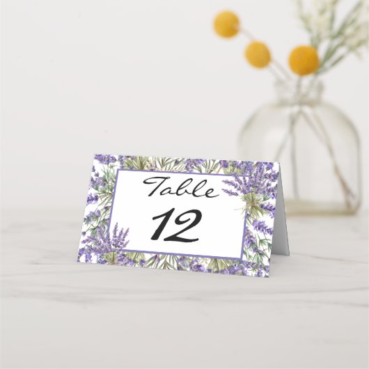 Lavendelbloesemtuin Plaatskaartje (Voorkant)