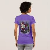 Lavendelboeket T-shirt (Achterkant volledig)