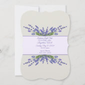 Lavendelboeketten Moederdag schoonmoeder Kaart (Achterkant)