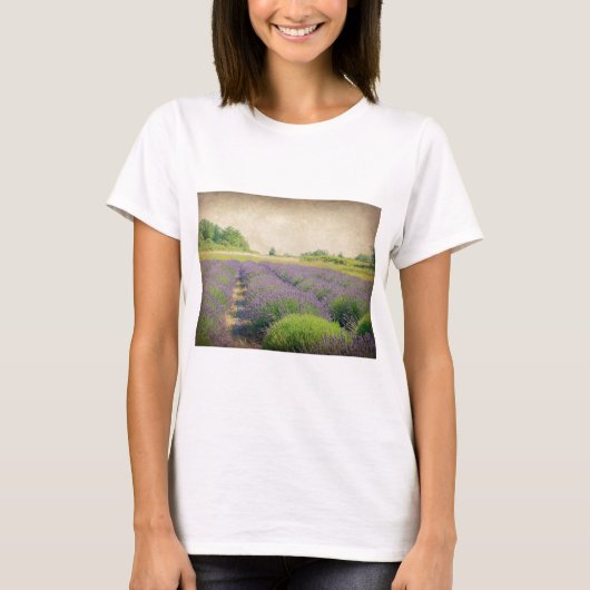 Lavendelboerderij - In verval T-shirt (Voorkant)