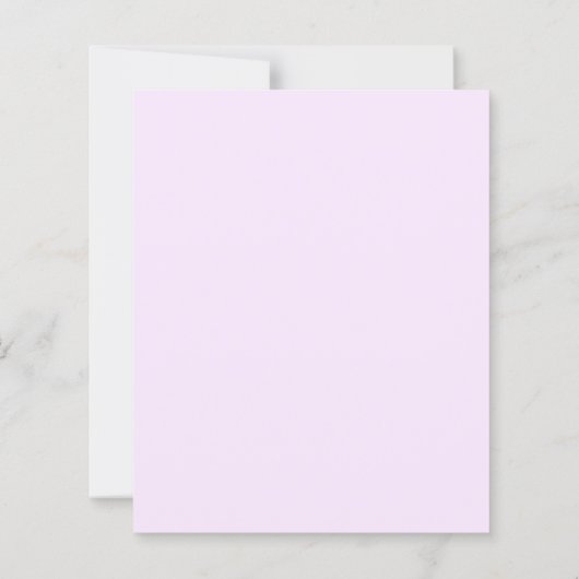 Lavendelboog bloemenjurk Sweet 16 uitnodiging