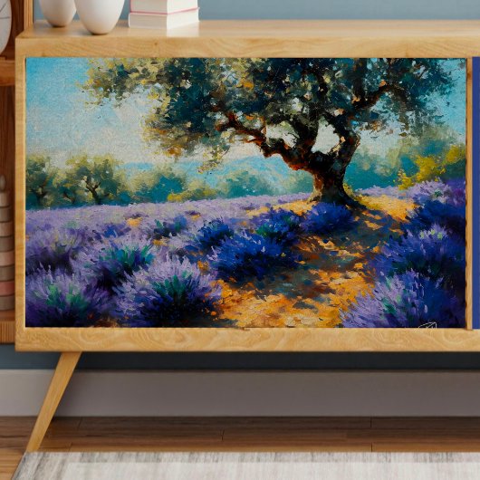 Lavendelboom Decoupage tissuepapier