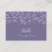 Lavendelbruiloft Plaatskaartje (Voorkant)