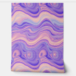 Lavendeldromen: vloeiende harmonie in beweging behang