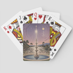 Lavendelfontein slaapliedje gepersonaliseerd pokerkaarten