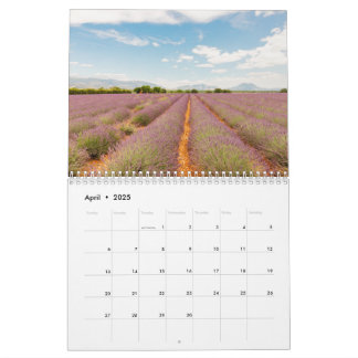 Lavendelfoto's van Frankrijk Home Decor Kalender