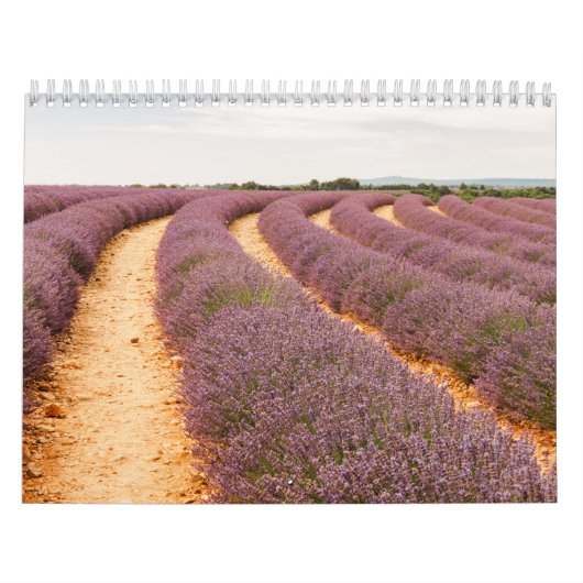 Lavendelfoto's van Frankrijk Home Decor Kalender (Hoes)