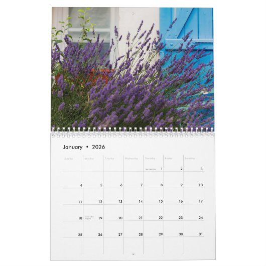 Lavendelfoto's van Frankrijk Home Decor Kalender (Jan 2026)
