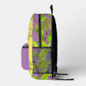 Lavendelgeel Inspirerend Motivaties Bedrukte Rugzak (Rechts)