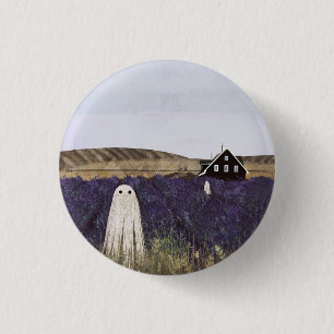 lavendelgeest ronde button 3,2 cm