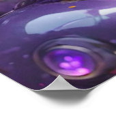 Lavendelhaar Poster (Hoek)