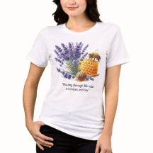 Lavendelhoning / Bee Sweet Floral T-shirt