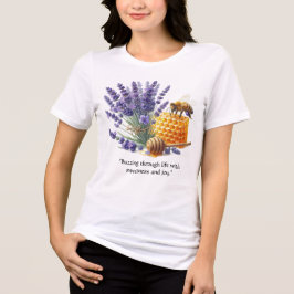 Lavendelhoning / Bee Sweet Floral T-shirt