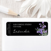 Lavendelkaarsetiket Etiket (Insitu)