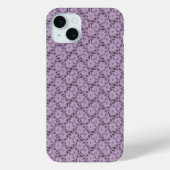 Lavendelkant Bloemen iPhone Case (Achterkant)