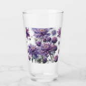 Lavendelkleurige Astrantia Glass Glas (Voorkant)