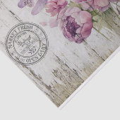 Lavendellibel roze pioenrozen tissuepapier (Detail)