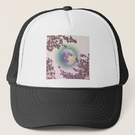 Lavendelmaan Trucker Pet (Voorkant)
