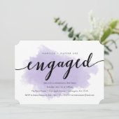 lavendelmist | Uitnodiging voor de Verlovingsgroep (Staand voorkant)