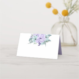 Lavendelmunt Paarse Waterverf pioenen Plaatskaartje
