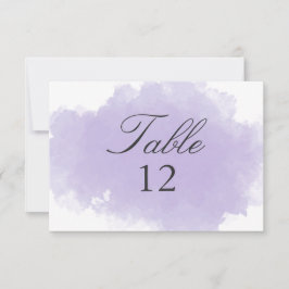 Lavendelnevel | Tafelnummerkaart Kaart