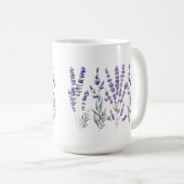 Lavendelpatroon Zuilkaars Koffiemok (Voorkant rechts)