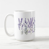 Lavendelpatroon Zuilkaars Koffiemok (Links)