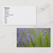 Lavendelplanten 2 visitekaartje (Voorkant / Achterkant)