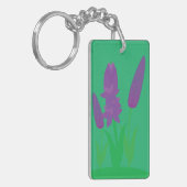 Lavendelplanten Sleutelhanger (Voorkant Links)