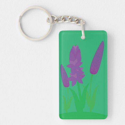 Lavendelplanten Sleutelhanger (Voorkant)