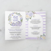 Lavendelrozen Pompoen QR-code Trouwdag (Binnen)