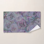 Lavendelrozen Watercolor Kunst Bad Handdoek (Handdoek)
