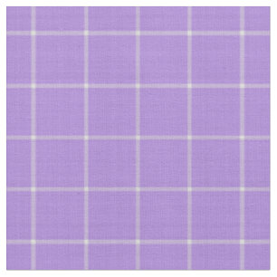 Lavendelruitjes Gingham Streep Stof