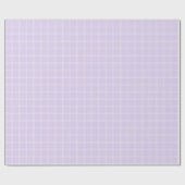 Lavendelruitjes Plaid Inpakpapier (Vlak)