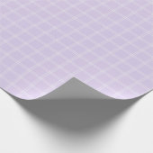 Lavendelruitjes Plaid Inpakpapier (Hoek)