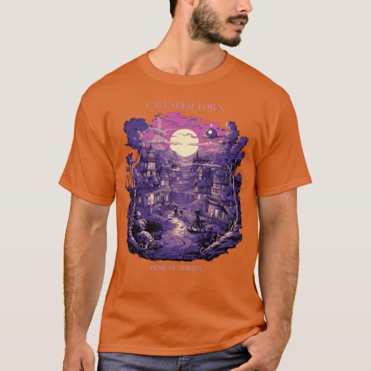Lavendelstad Thuis van geesten T-shirt (Voorkant)