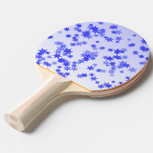 Lavendelsterren Tafeltennisbatje (Voorkant Gekanteld)