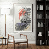 Lavendelstilte onder de Boog Poster