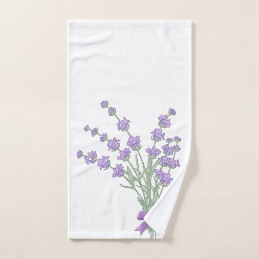 Lavendelstrauss Bad Handdoek (Handdoek)