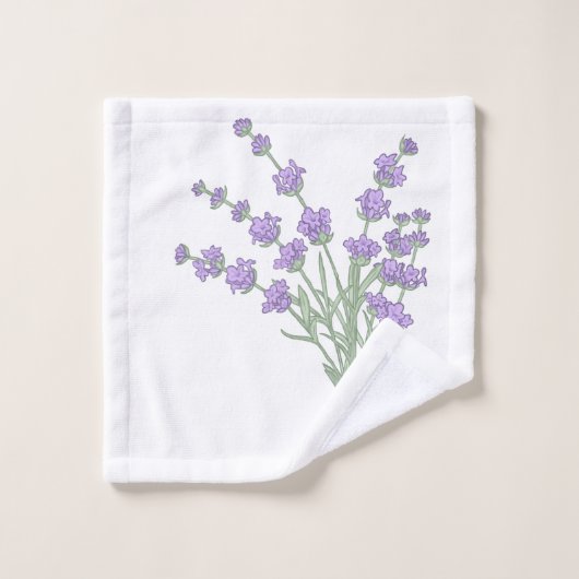 Lavendelstrauss Bad Handdoek (Wasdoekje)